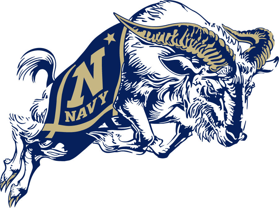 Navy Midshipmen 2017-Pres Secondary Logo diy iron on heat transfer